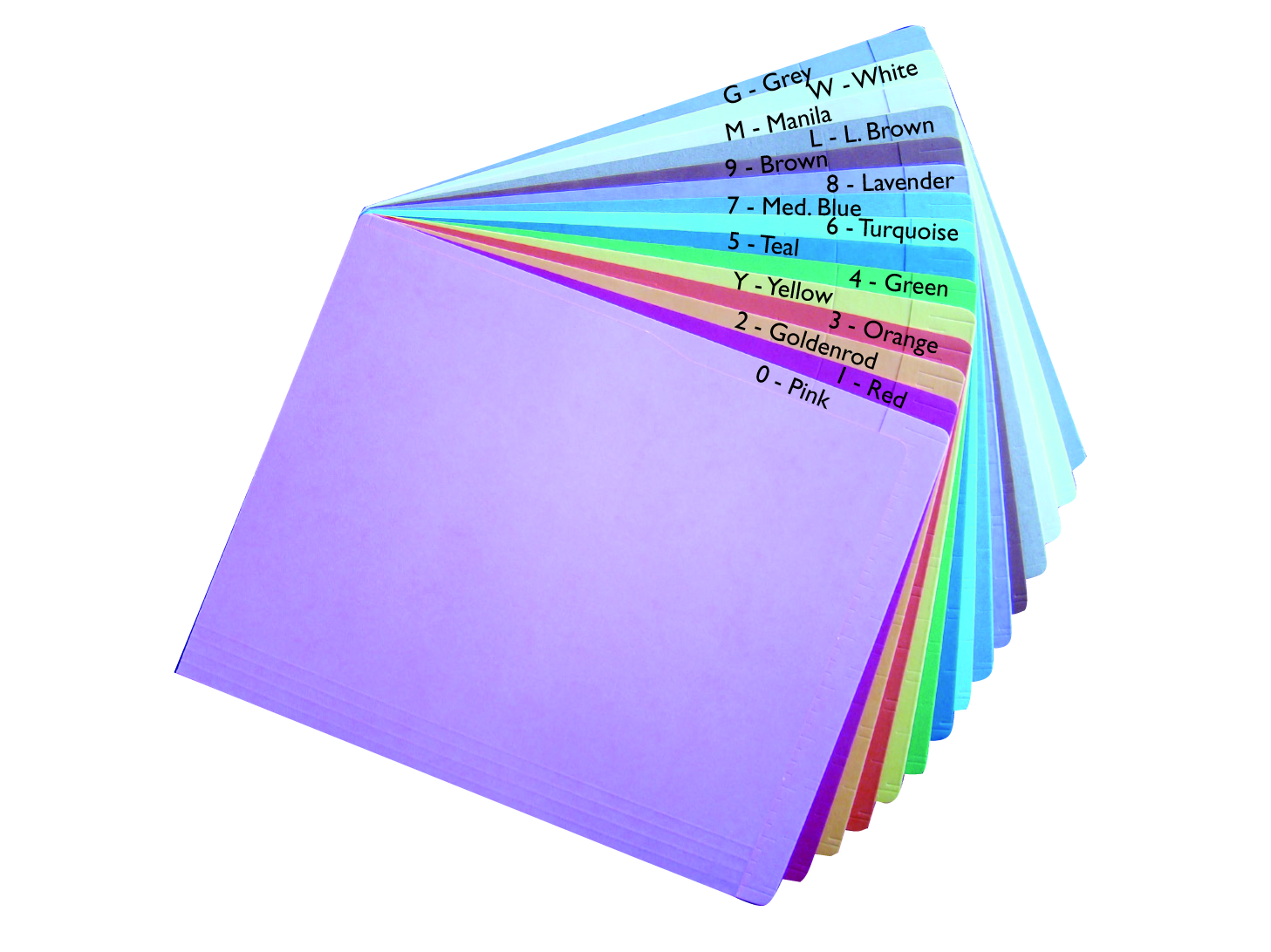 Colored Files - Letter Size
